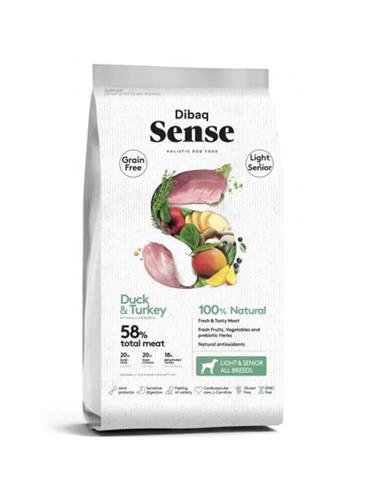Pavo & Pato Perro Light & Senior 12kg - Dibaq Sense