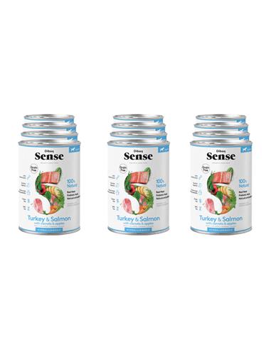 Pack 12 Latas Pavo & Salmón Cachorro - Dibaq Sense