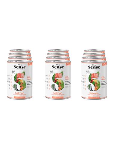 Pack 12 Latas Salmón Adulto - Dibaq Sense