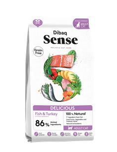 Delicious Pescado & Pavo Gato Adulto 6kg - Dibaq Sense