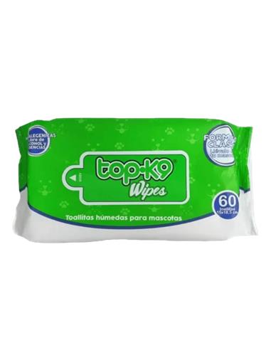 Toallitas Húmedas TopK9 Pack 60 Unidades