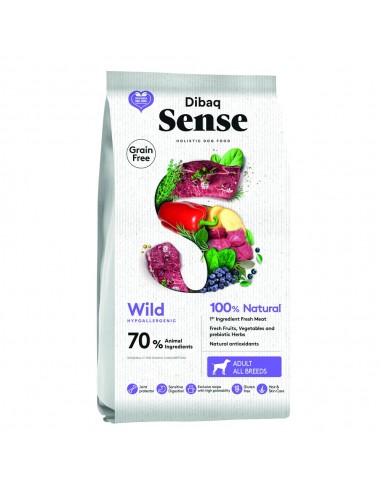 Jabalí & Ciervo Perro Adulto 10kg Dibaq Sense