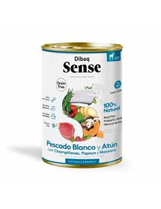 Merluza y Atún Perro Adulto LATA 380gr - Dibaq Sense