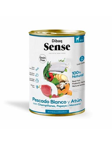 Merluza y Atún Perro Adulto LATA 380gr - Dibaq Sense