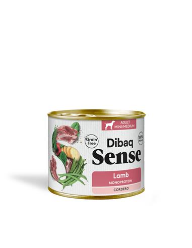 Cordero Perro Adulto LATA 190gr - Dibaq Sense